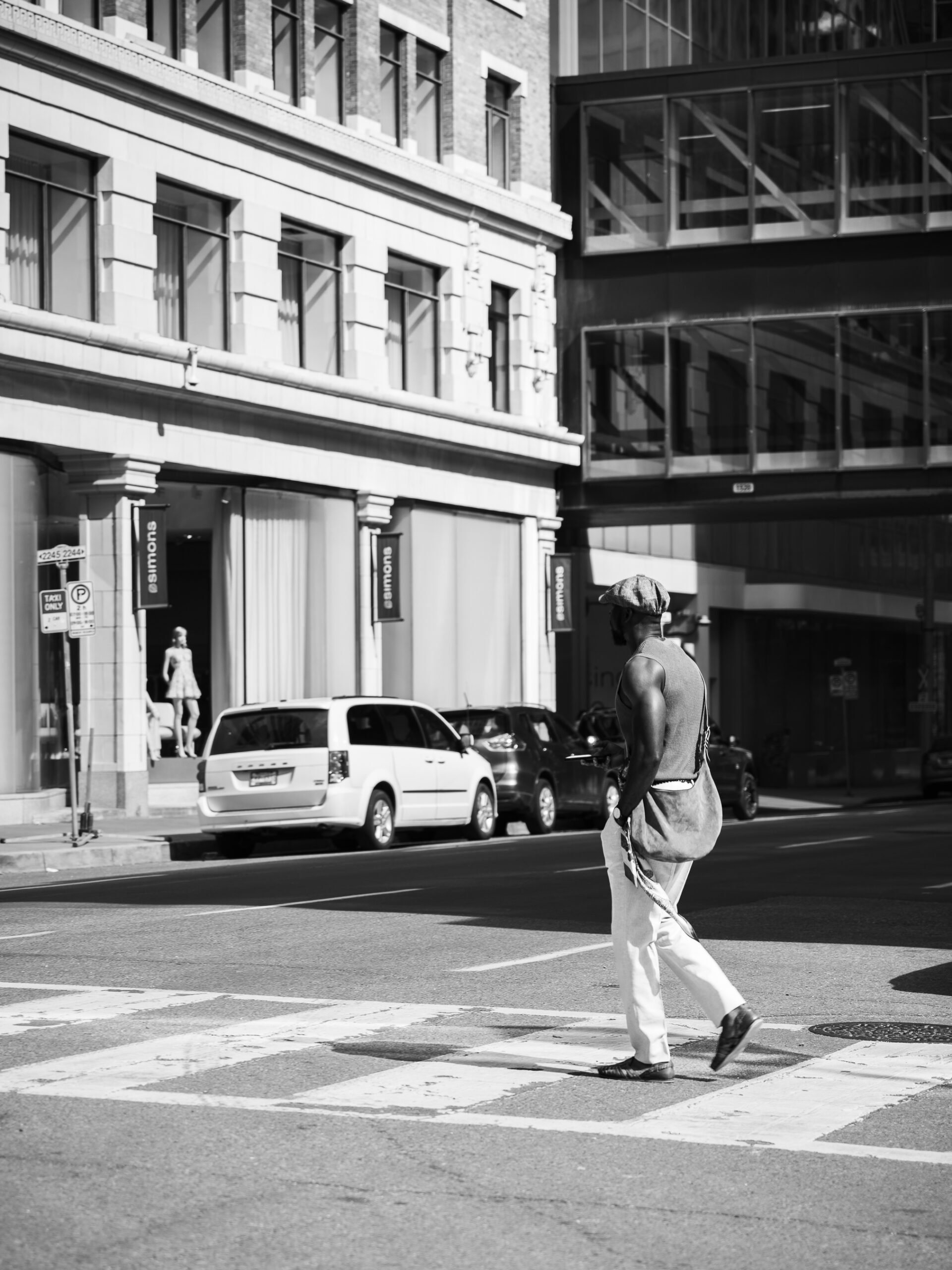 Portrait photos in downtown Calgary